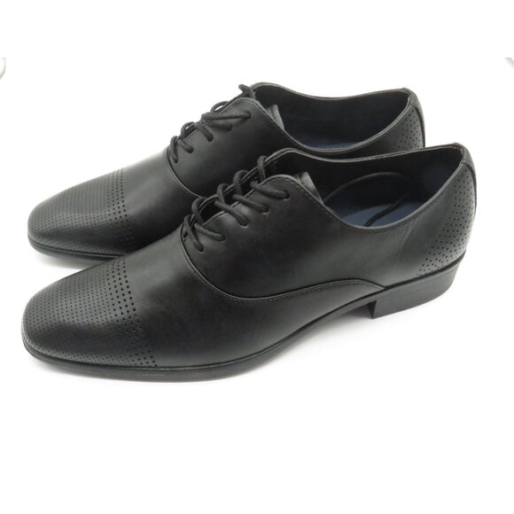 Call It Spring Men's Black Perforated Lace-Up Dress Shoes Size 9 US NEW - Picture 4 of 7